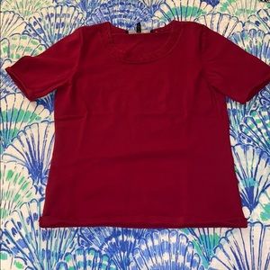 LAST CALL EXPIRES 12/21 White House Black Market red sweater top